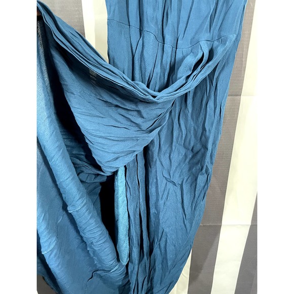 YUMI KIM So Social Tulip-Hem Racerback Midi Dress Dress Ink Size XS - Picture 6 of 11